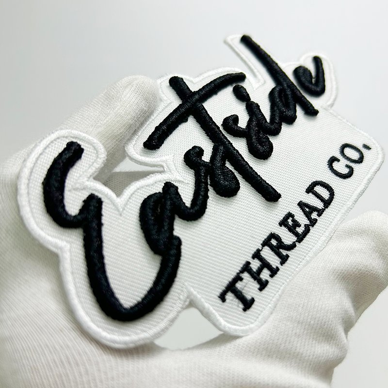 Customized 3D Embroidery Iron-On Patch For Clothing Hats Shoes Personalized Embroidered Patches Heat Transfer