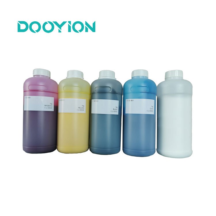 NEW ARRIVAL DTF White Ink Printing Water Based For T- Shirt Printing CMYK+W 5 Color Dtf Ink dooyion fast delivery