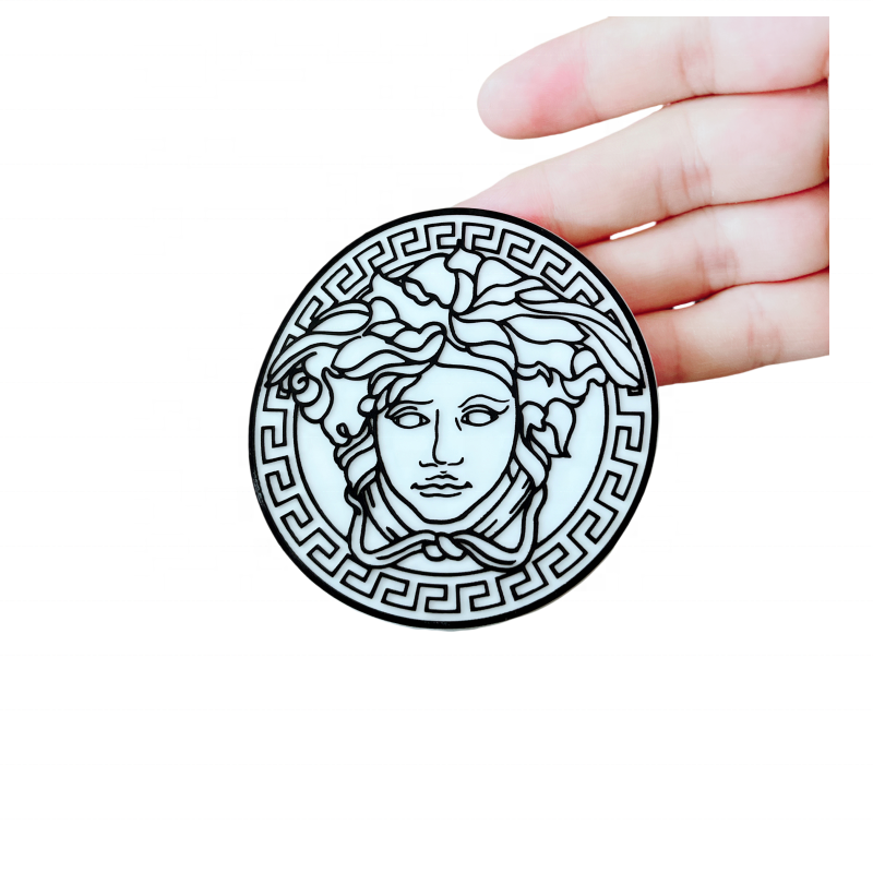 3d Recyclable silicone heat transfer logo 3d rubber heat transfers vinyl silicone adhesive label iron on transfer for clothe