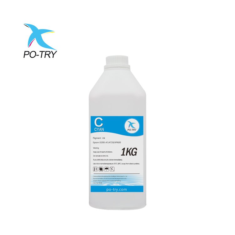 Factory textile pigment ink for DTG DTF textile printers pet film ink heat transfer pigment ink