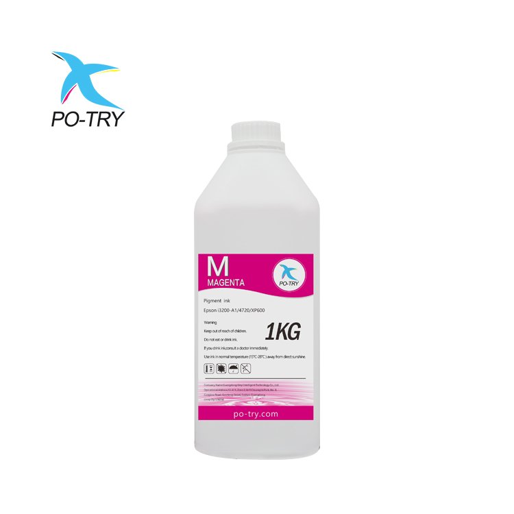 Factory textile pigment ink for DTG DTF textile printers pet film ink heat transfer pigment ink