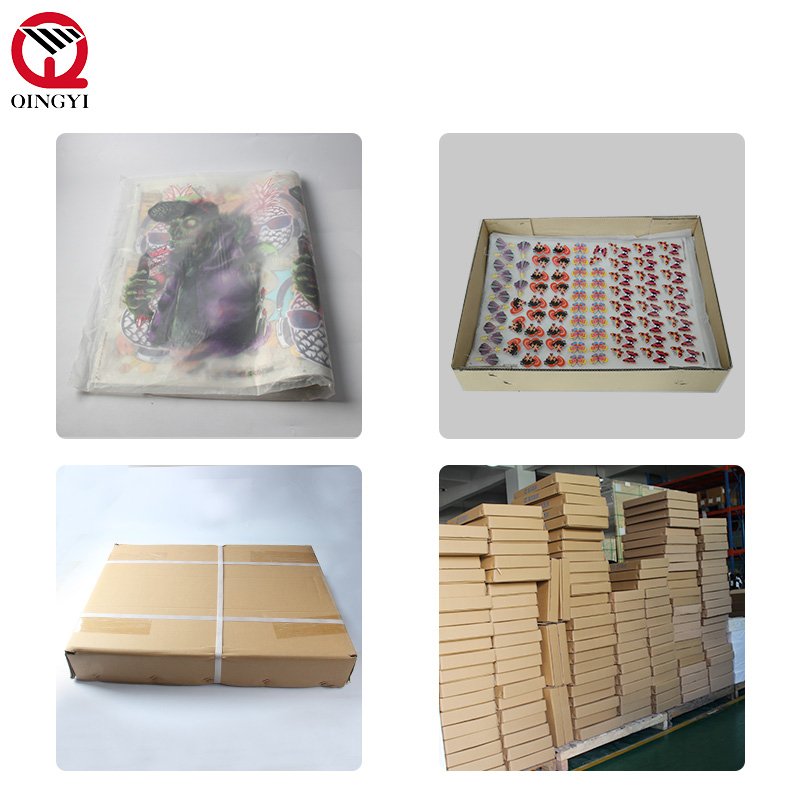 Qingyi custom screen printing fabric heat transfer sticker