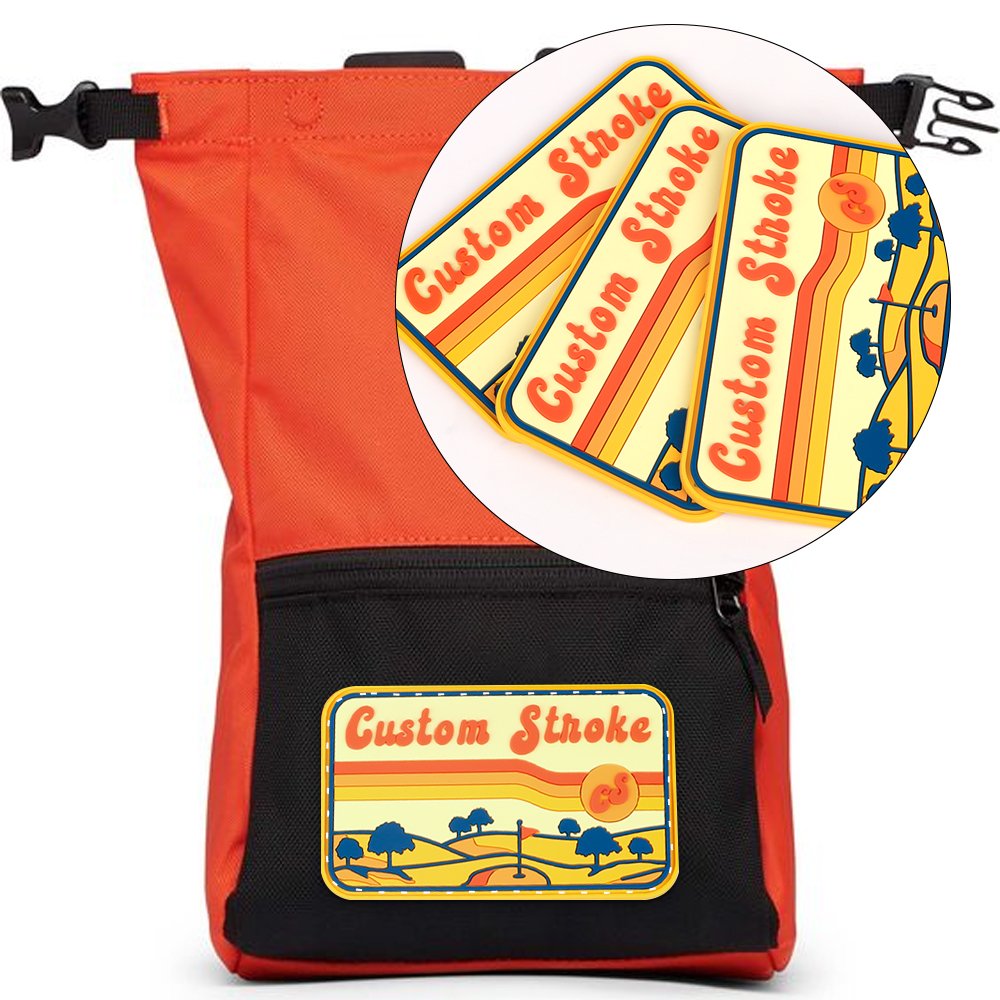 Factory Price Custom Design Big PVC Patch Silicone Heat Transfer Patches for Clothes for T-Shirts Bags Custom PVC Patch