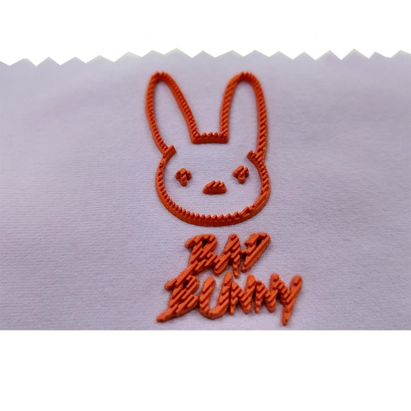 Custom labels brand logo woven label embossed printed iron on for clothing 3d silicone heat transfer logos