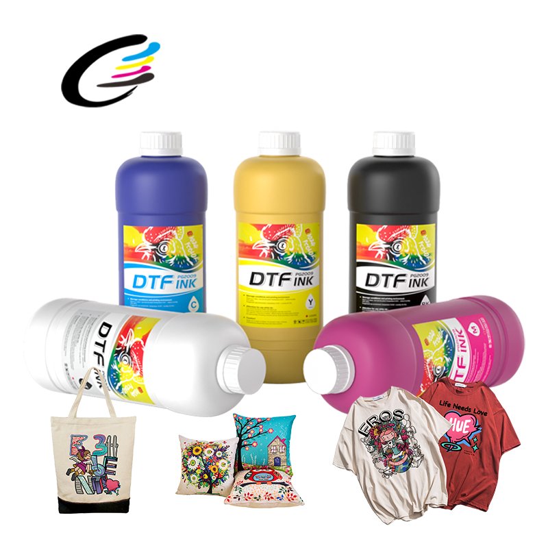 Fcolor Manufacture 1L CMYKWW DTF Ink For Inkjet Printers Ink DTF Ink 1000ml