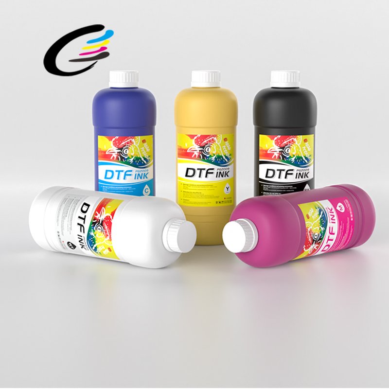 Fcolor Manufacture 1L CMYKWW DTF Ink For Inkjet Printers Ink DTF Ink 1000ml