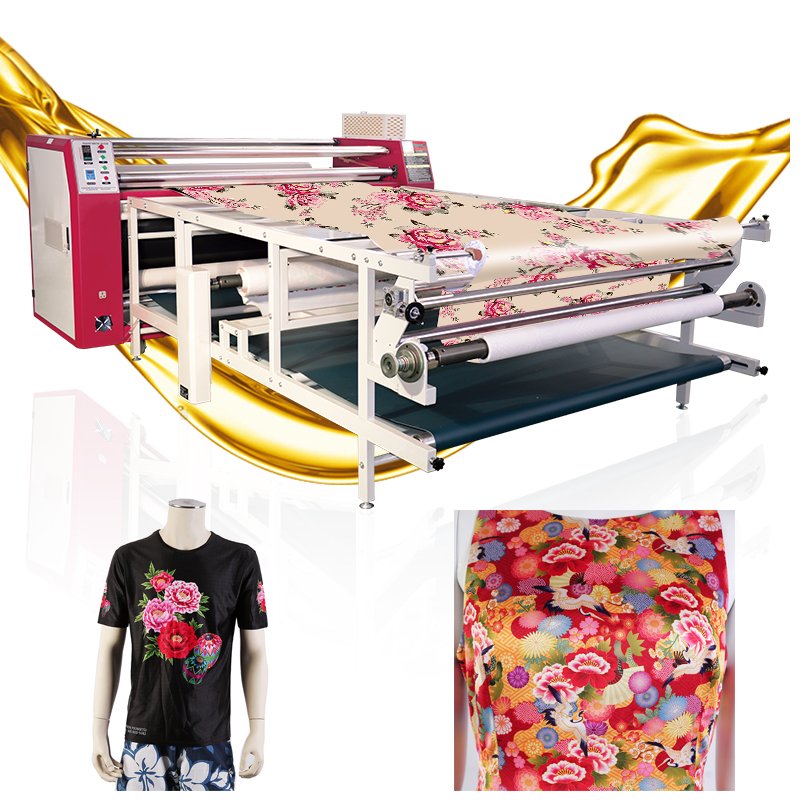 Roll To Roll Printing Machine Large Format Heat Press Calender Machine Rotary Calander Roller Heat Transfer Sublimation Machine