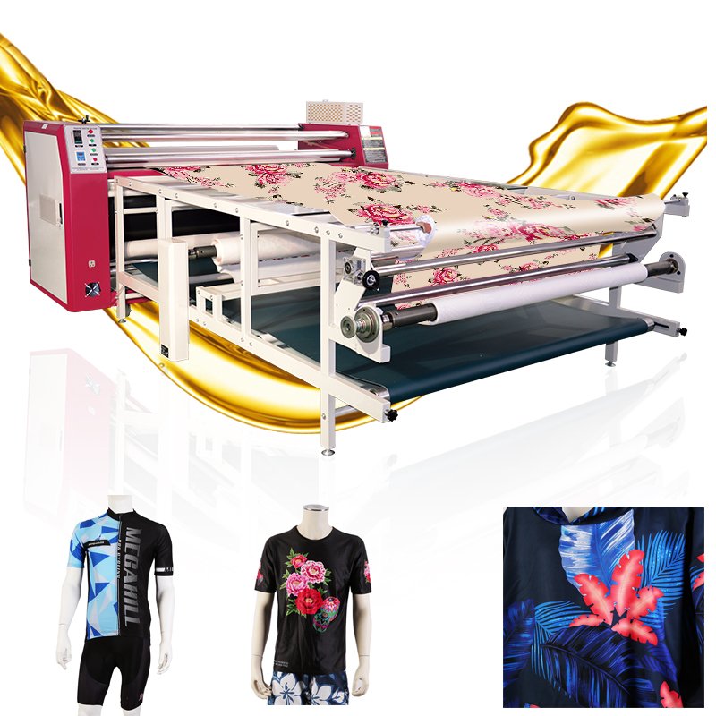 Roll To Roll Printing Machine Large Format Heat Press Calender Machine Rotary Calander Roller Heat Transfer Sublimation Machine