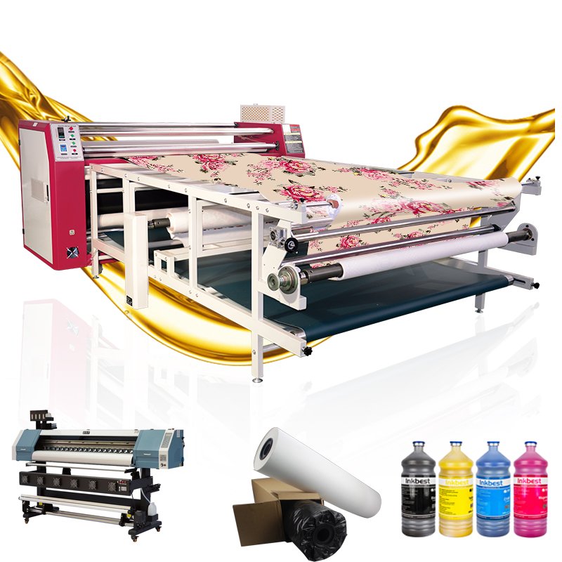 Roll To Roll Printing Machine Large Format Heat Press Calender Machine Rotary Calander Roller Heat Transfer Sublimation Machine