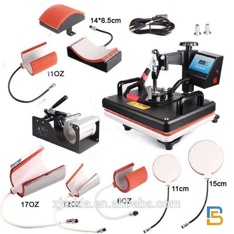 15 in 1 Combo Heat Printing Machine Printing Printer Sublimation Machine for T shirt Mug Ball Phone Pillow Case Press