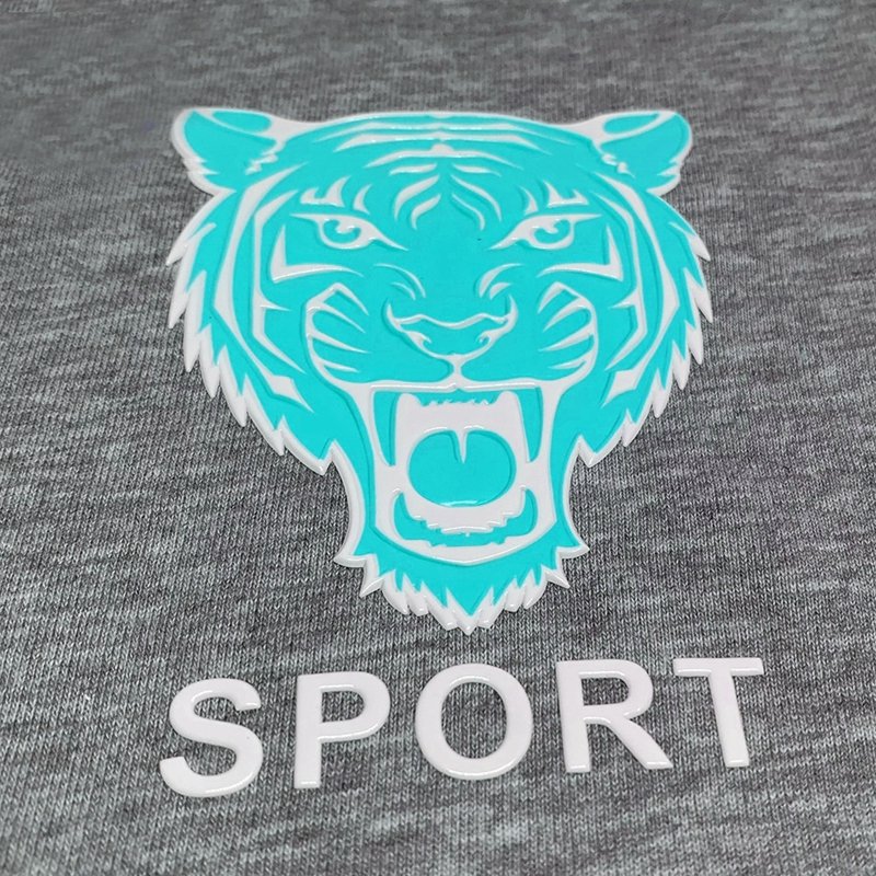 Customized Tpu Logo Patches 3d Clothing Badge Tpu Heat Patches Tpu Heat Transfer Rubber Logo Reflective Label