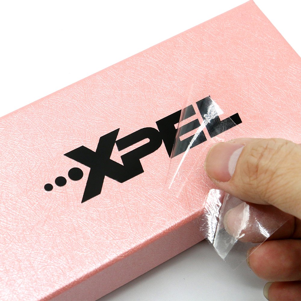 Custom Size Accepted High Quality Washable Cold Pressed Transfer Printing Die Cut Gift Box Front Cold Transfer Label