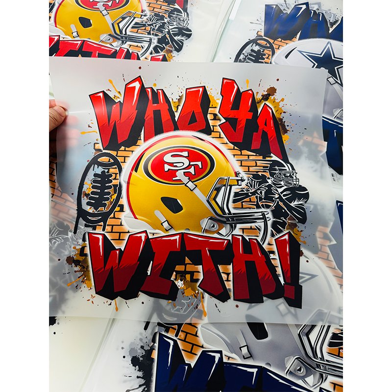 Factory Custom Digital Dtf Printing DIY Logo dtf transfers designs ready to press screen print transfers for T-shirts