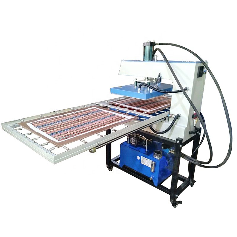 Gaoshang new design independent control three heating platen hydraulic 2 station heat heat transfer machine