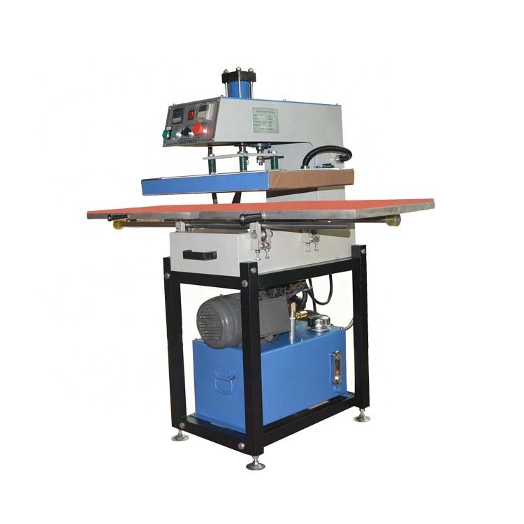 Gaoshang new design independent control three heating platen hydraulic 2 station heat heat transfer machine
