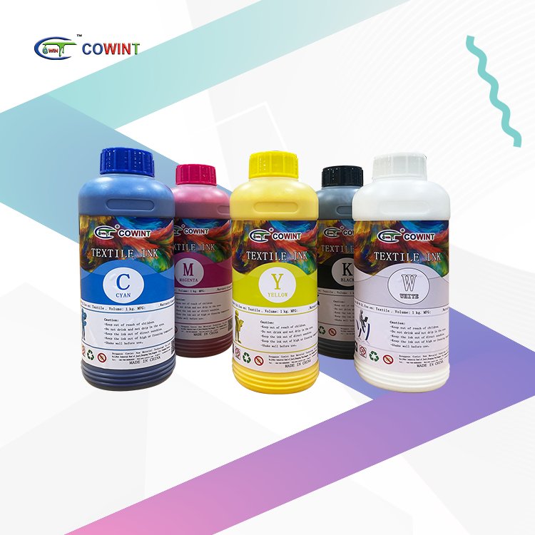 Cowint premium xp600 dtf textile pigment ink and powder pet foil for transfer printing