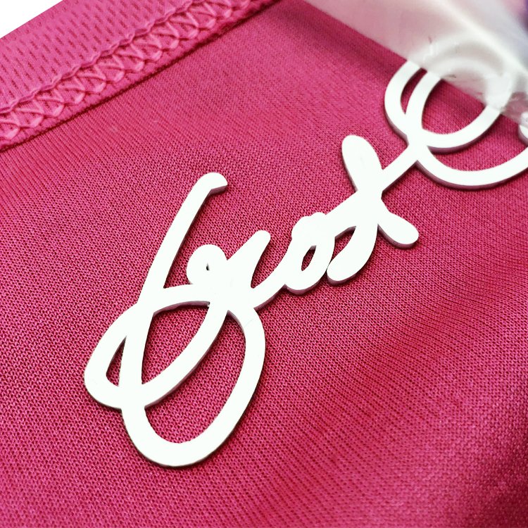 Custom Raised Silicone Heat Transfer Sticker Logo Embossed 3d Silicone Heat Transfer Printing Label for Clothing