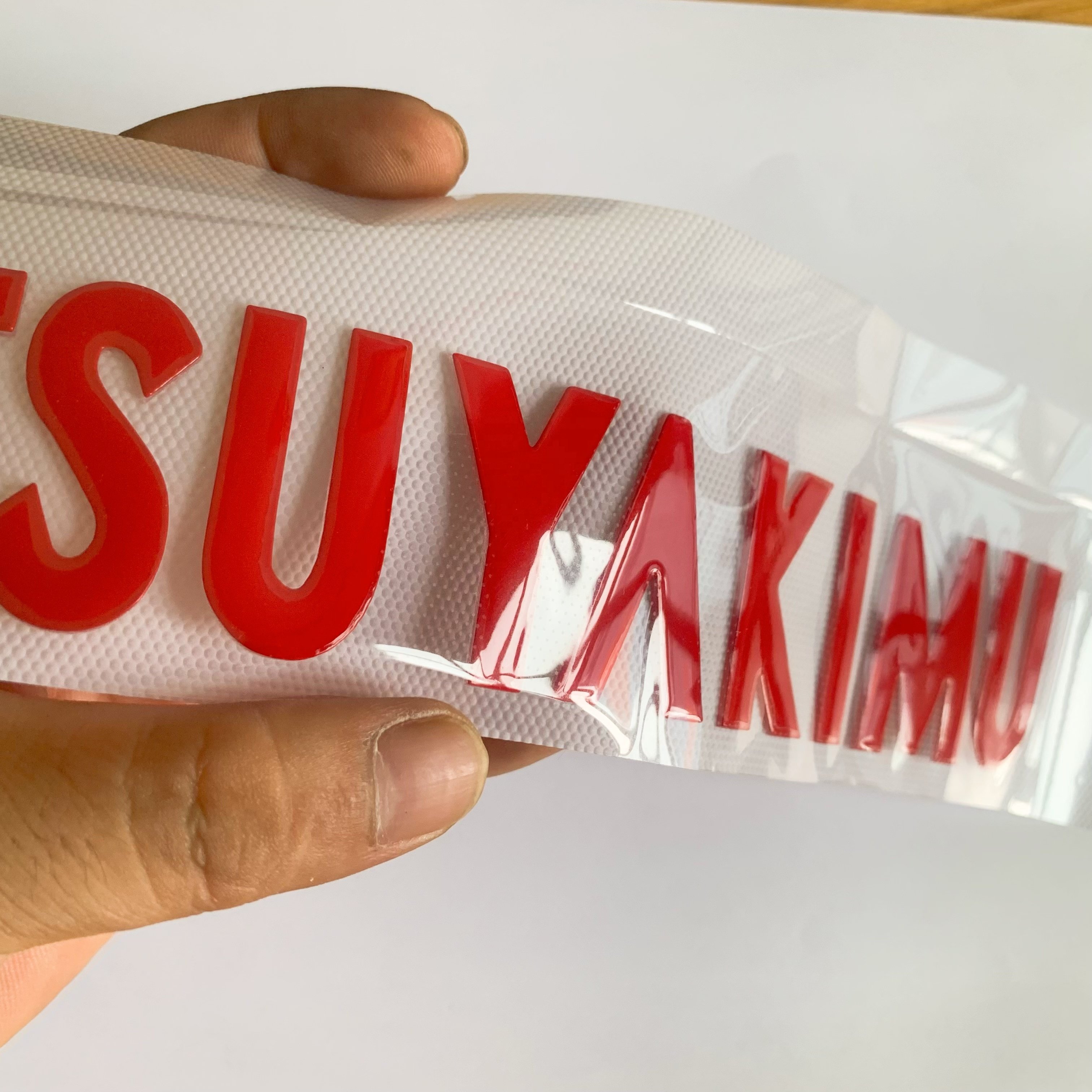 Customize heat press label Custom Uniform Logo Sublimation Transfer Printed Patches With Adhesive Hook And Loop For Clothing