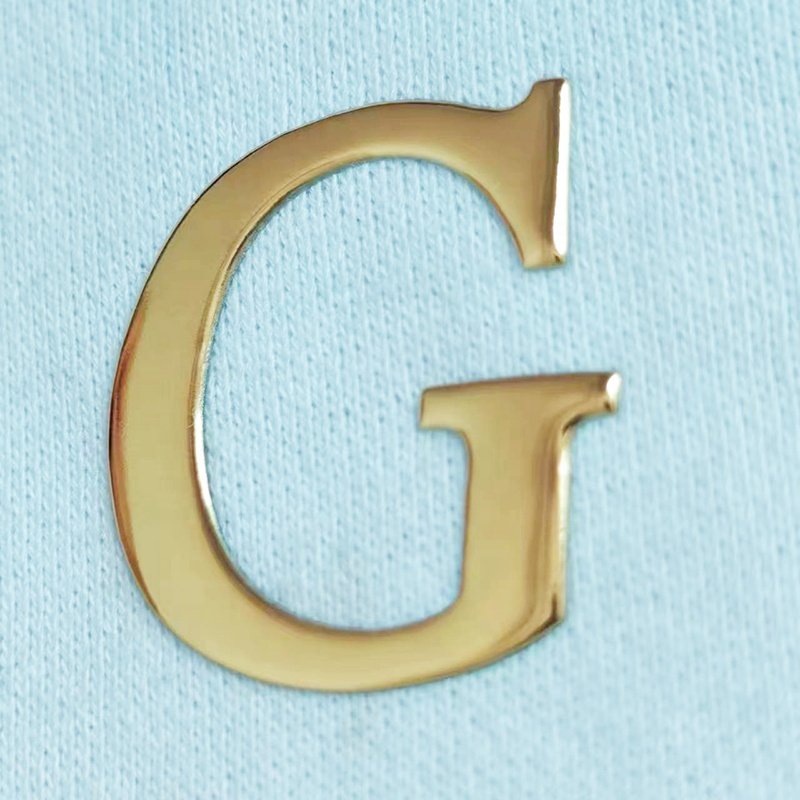 Factory Price Custom UV Heat Transfer Sticker 3D Logo Electroform Embossed Metallic Stickers Metal Label for Garment Gold PVC