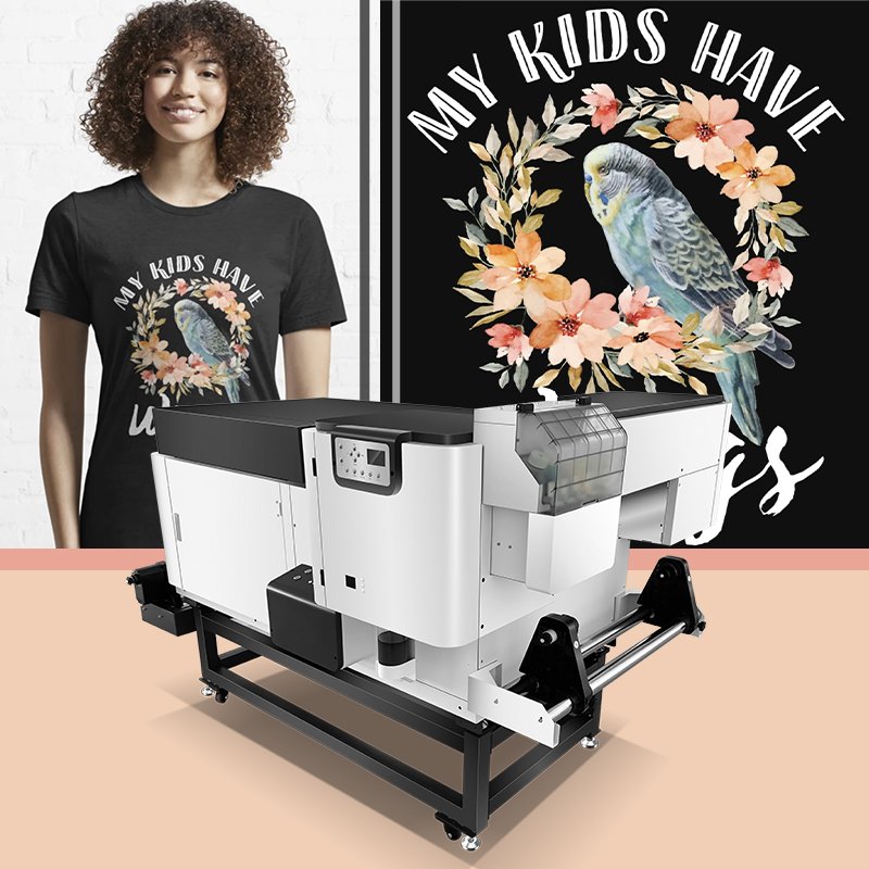 Fast Speed MTuTech All In One 60cm Inkjet DTF Transfer Printer For Custom Apparel T-shirts Printing