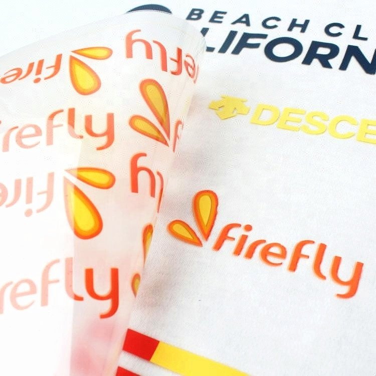 High Density Iron on Printed Custom 3D Logo Silicone Heat Transfer Printing for Raised Rubber Label