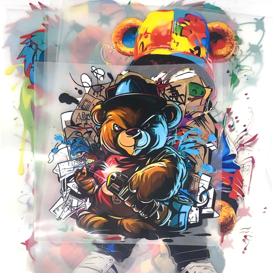 wholesale custom htv vinyl sticker screen printing plastisol dtf designs iron on transfer for clothes heat transfers