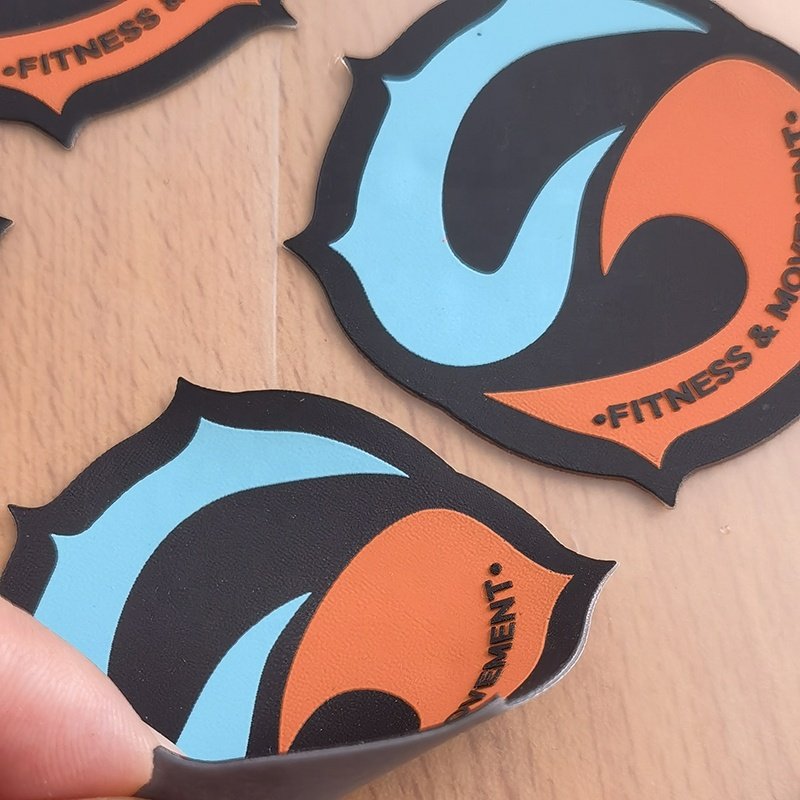 Factory Price 3M adhesive backing Flat Rubber 3DEmbossed Hot Fix tags Heat Transfer printing iron on TPU patches For Shirt