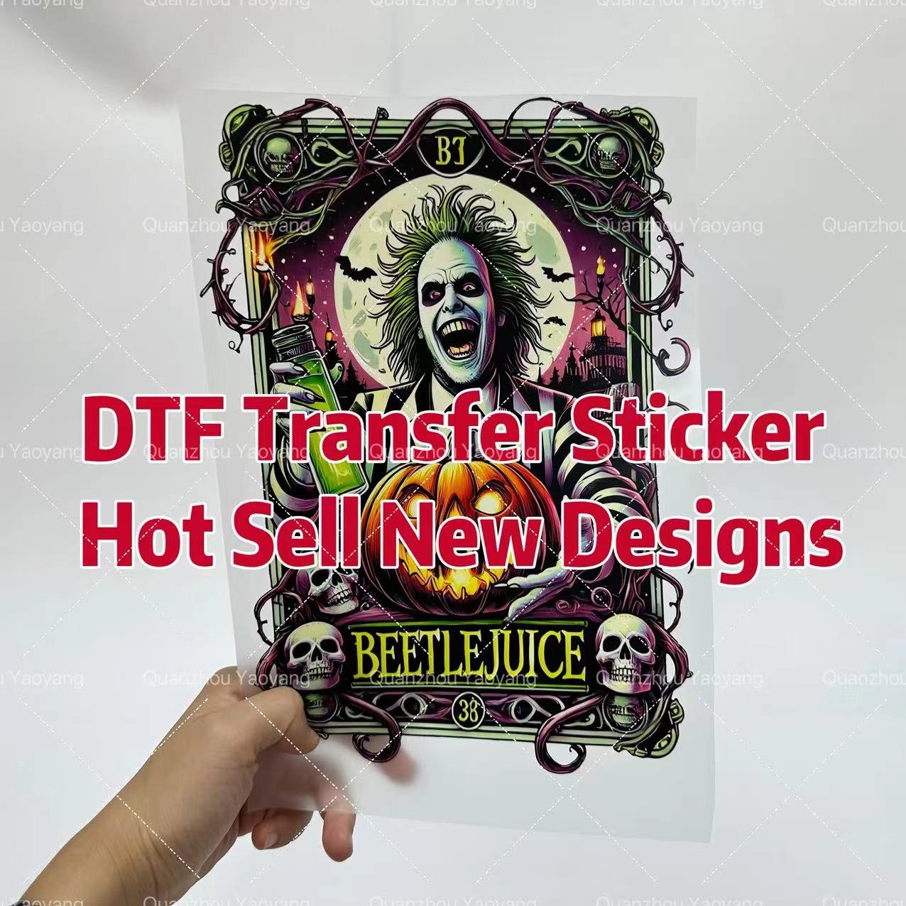 Beetlejuice Canvas Bag Casual Large Hand Bags Shopping Handbag Print Large Capacity Bag dtf Transfer Printing For Cotton