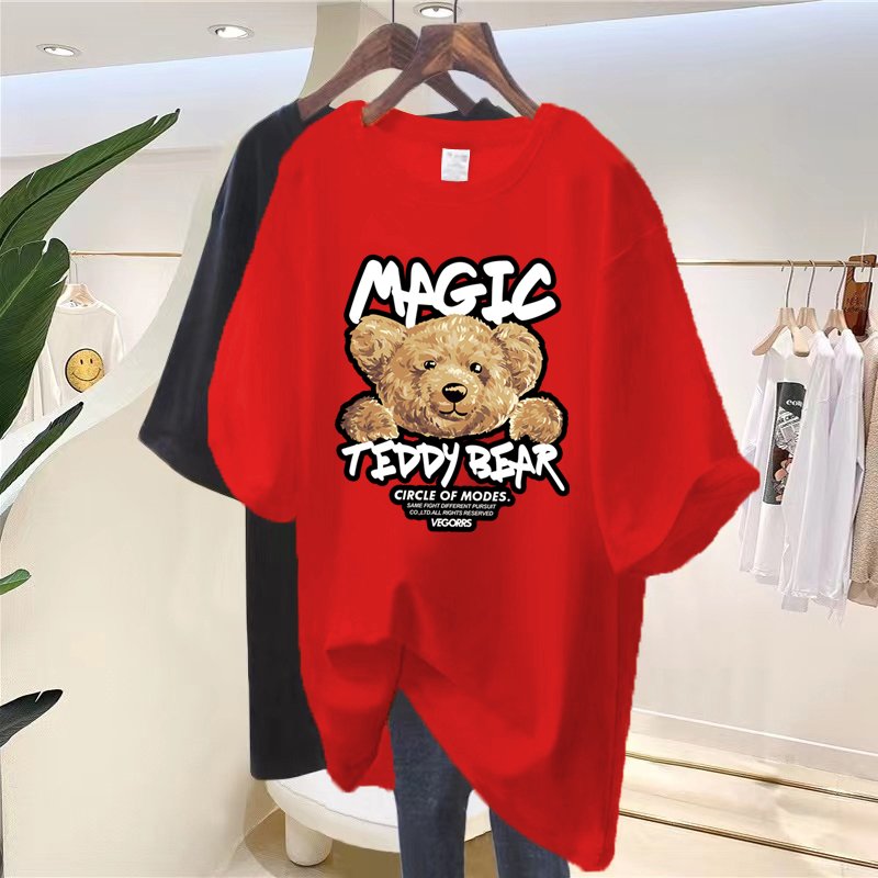Hot selling 100% cotton oversized Women's T-shirts Fashion custom printed T-shirts Cheap original designer T-shirts for women