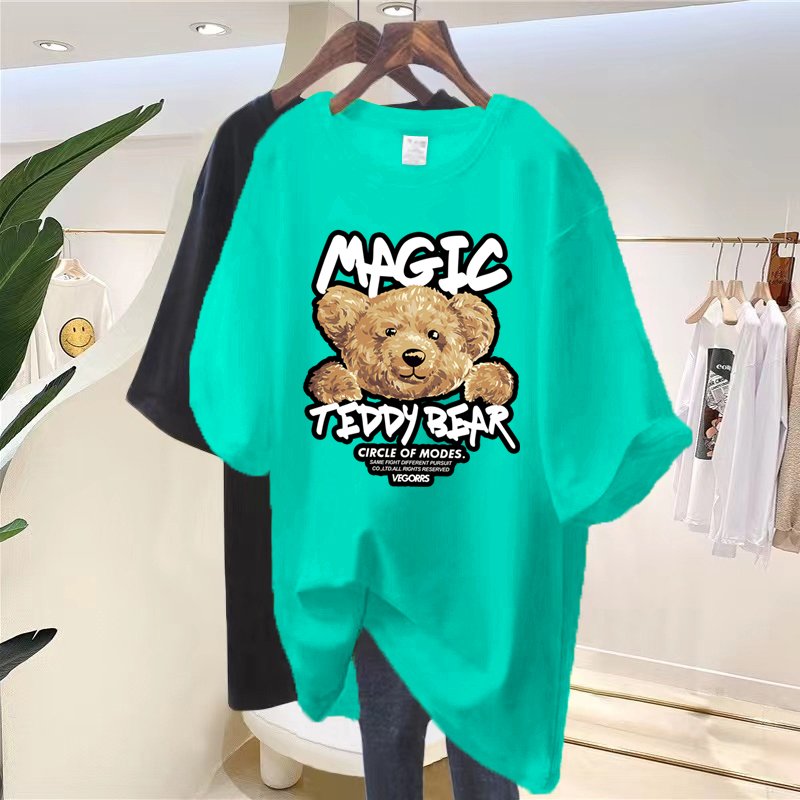 Hot selling 100% cotton oversized Women's T-shirts Fashion custom printed T-shirts Cheap original designer T-shirts for women