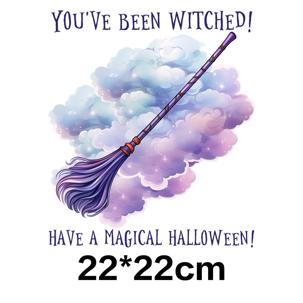 RJ Halloween Custom Heat Transfer Printing Designs Ready to Press DTF Transfers for T-Shirts Garments Fabric