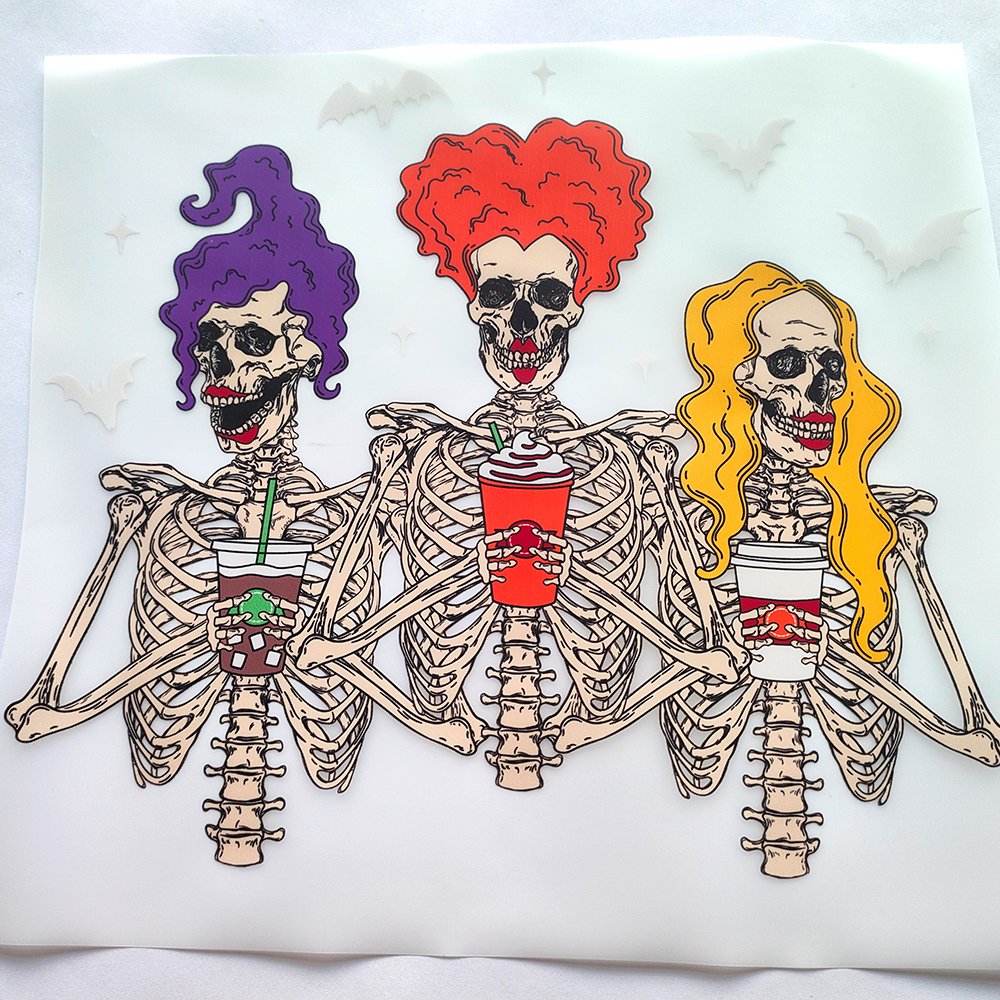 Halloween Custom Dtf Printing Screen Print Pumpkin Ghost boo Heat Transfer Printing Ready To Press dtf Transfer For T-shirt