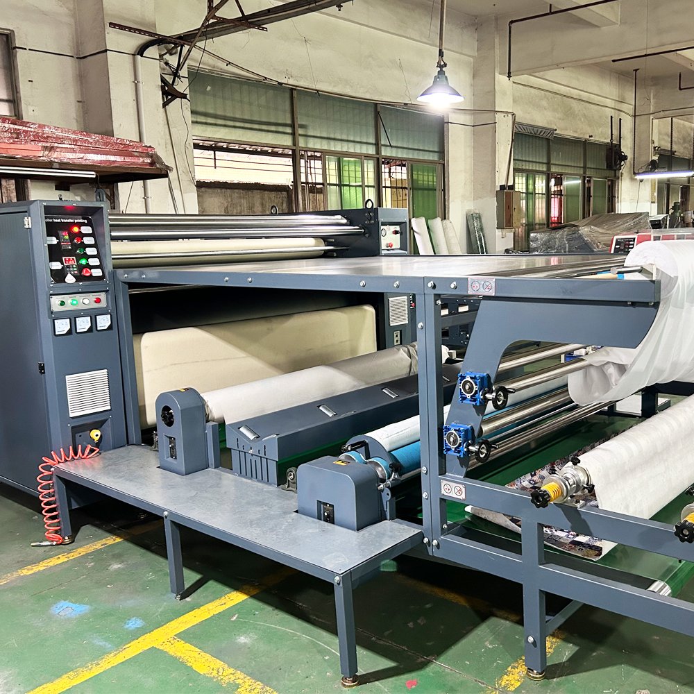 Industry T-shirt clothes mass production roll to roll heat transfer printing sublimation machine