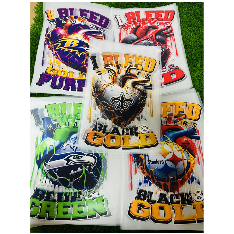 Custom Plastisol Dtf Transfer Printing Screen Printed Screen Print Transfers Stickers Heat Transfer Designs for T Shirts