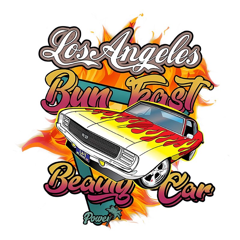 custom High quality Hipster Automobile coconut Tree label logo t-shirt sticker dtf screen print heat transfers