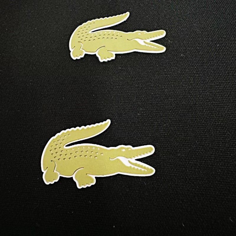 Custom logo 3D Raised Effect Rubber Silicone Heat Transfer Clothing Silicone Iron on Label Transfer Sticker For T-shirt
