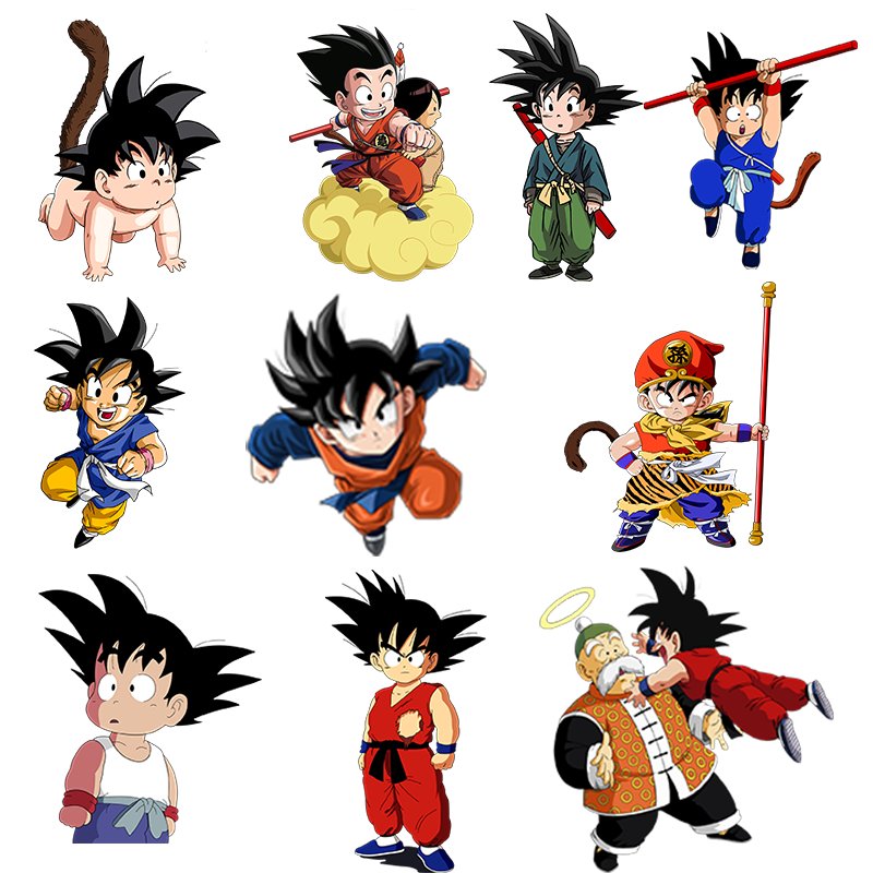 Factory Wholesale Dragon Ball DTF Heat Transfer Printing Screen Printing Plastisol Design for Garments