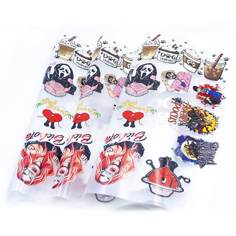 Factory Wholesale Summer designs custom dtf transfer ready to press vinyl patches sticker iron on transfer print for clothes