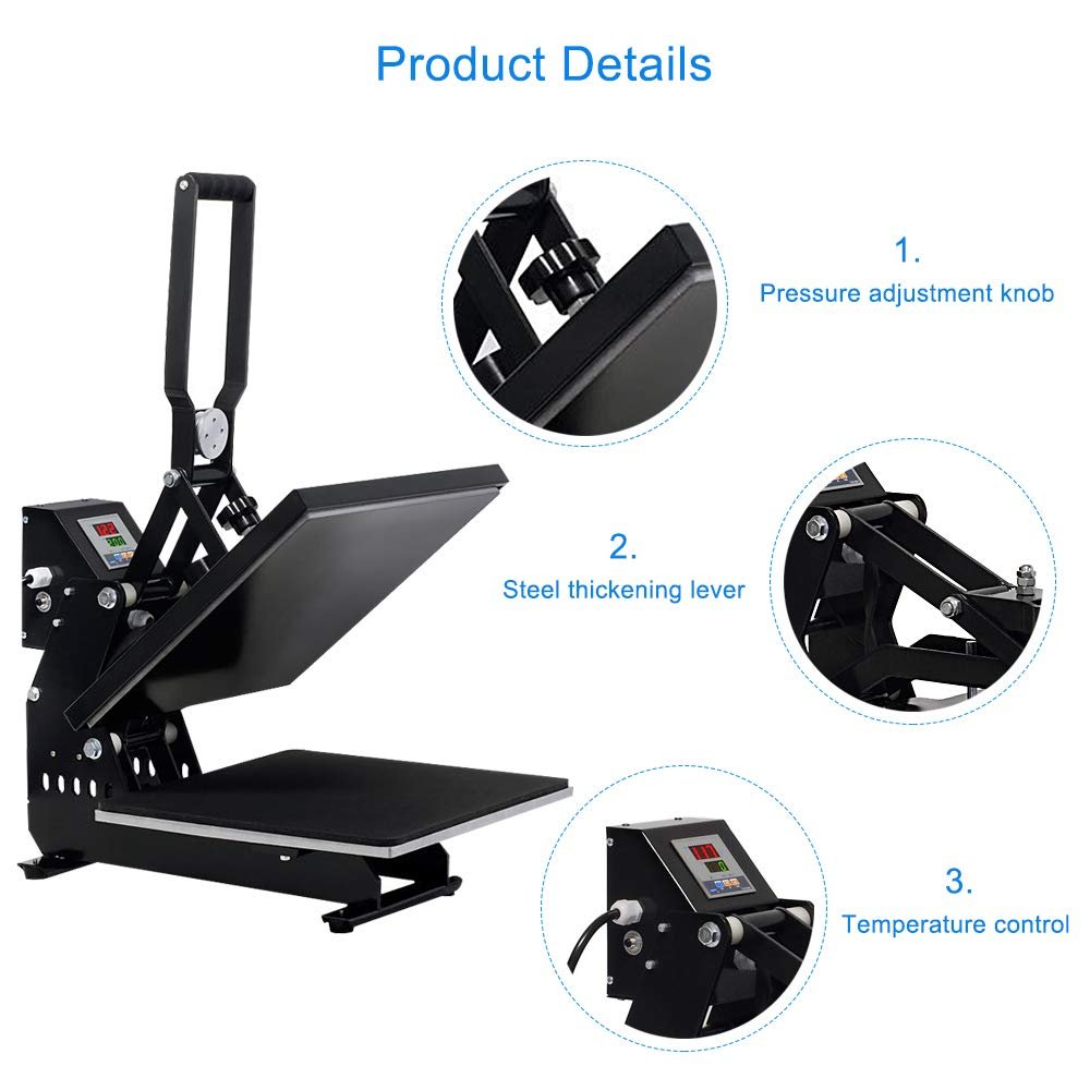 Ruida Semi-Automatic 16 X 20 Inches Magnetic Auto Open Transfer Heat Press Machine