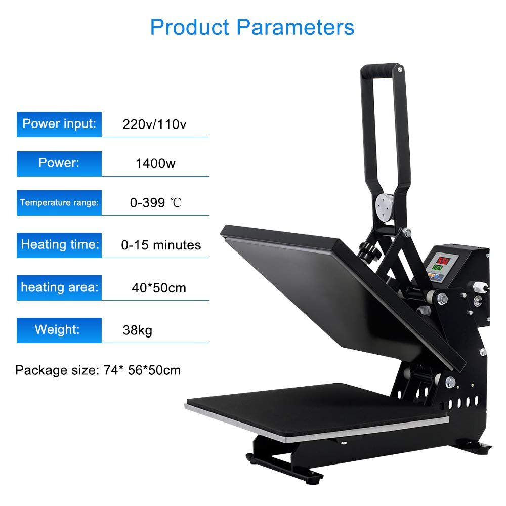Ruida Semi-Automatic 16 X 20 Inches Magnetic Auto Open Transfer Heat Press Machine