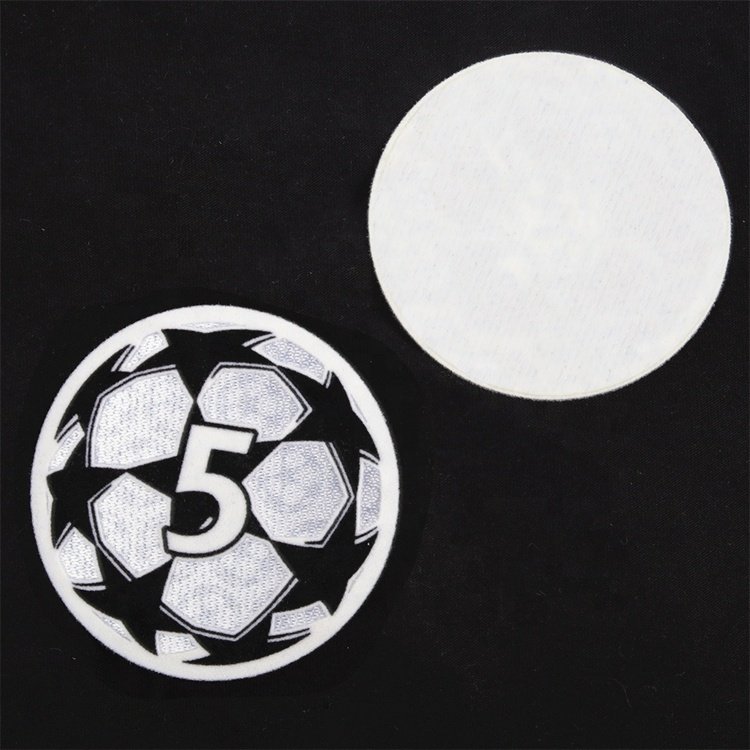 Hot Sale Custom 3d Football Sport Logo Heat Transfer Badges Flock Tatami Background Patches for T Shirts