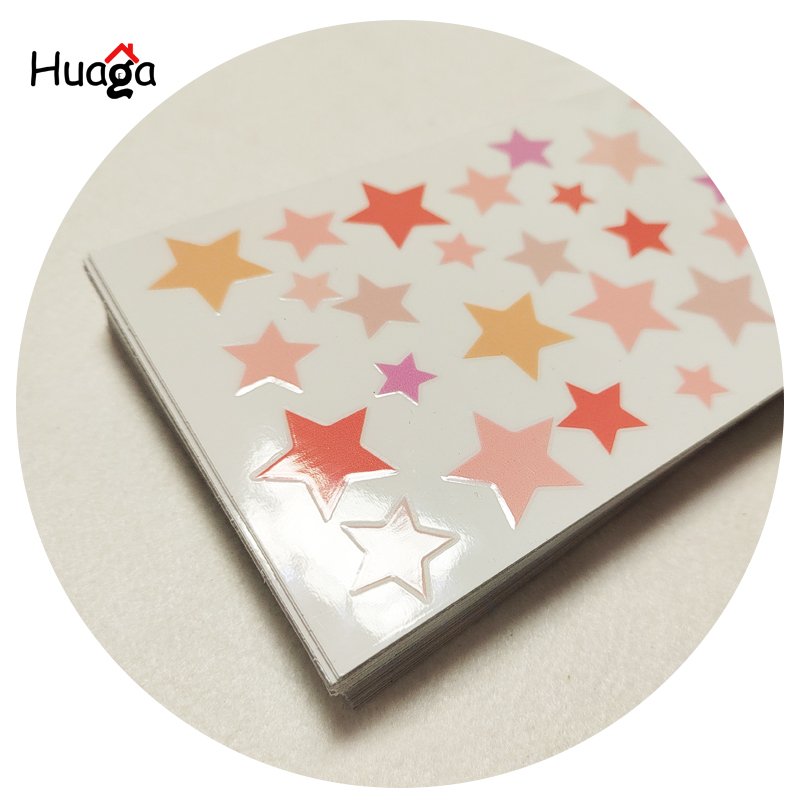 Huaga custom logo 16oz size full color uv dtf ab film transfer sticker for glass cup