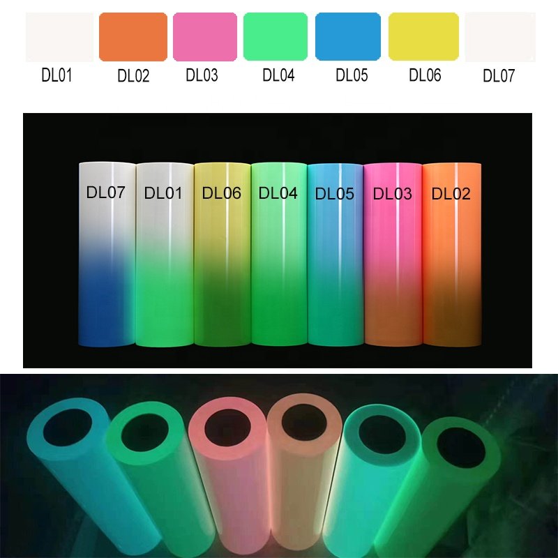 Factory Cutting Plotter Glow In The Dark Sheet Roll HTV Heat Transfer Vinyl