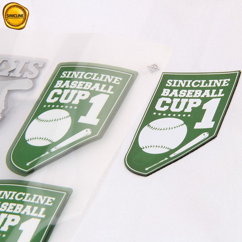 Sinicline silicone heat transfer label printing lululemon activewear heat transfers for garment