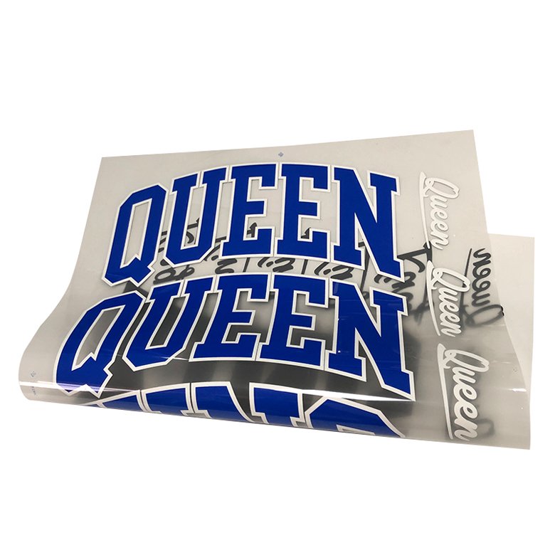 Free Sample Custom Full Color Stickers Heat Transfer Letters Flat Irons Private Label Offset Heat Transfer Decals Custom Sticker