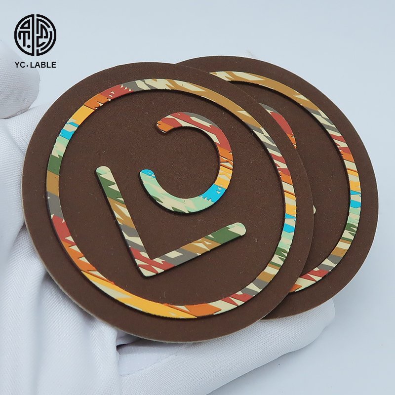 Factory Custom silicone labels for clothing printing garment labels
