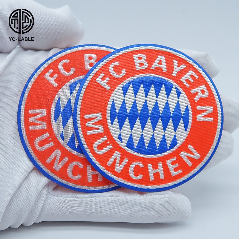 Factory Custom silicone labels for clothing printing garment labels