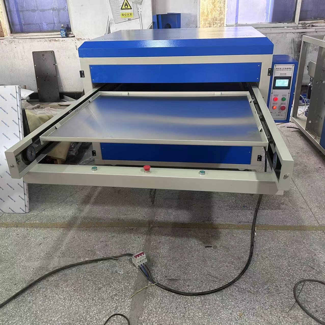 100x120 Large Format Sublimation Transfer Printing Machine Big Size 100x120cm Pneumatic Heat Press Machine For T-shirt