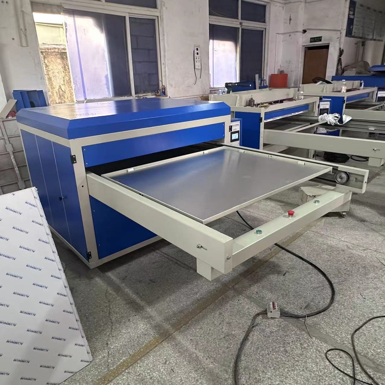 100x120 Large Format Sublimation Transfer Printing Machine Big Size 100x120cm Pneumatic Heat Press Machine For T-shirt