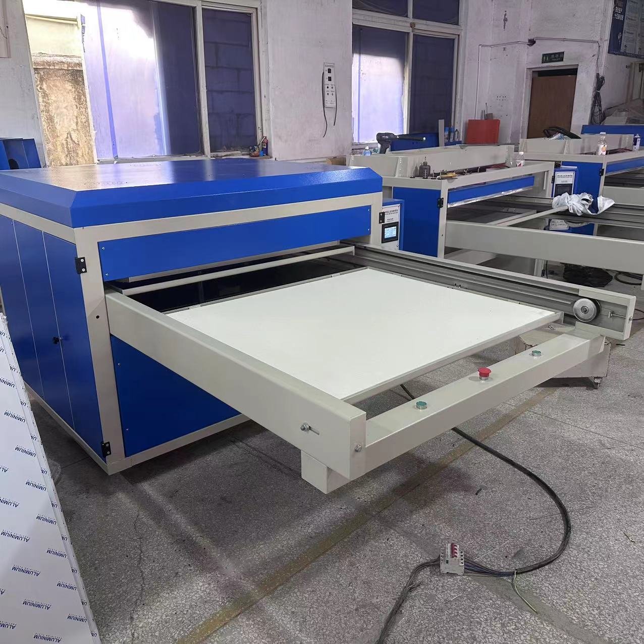 100x120 Large Format Sublimation Transfer Printing Machine Big Size 100x120cm Pneumatic Heat Press Machine For T-shirt